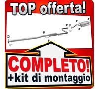 Scarico Completo per HONDA CIVIC VI 1.5 Fastback 2 volumi 5 porte Marmitta