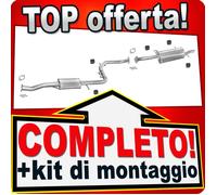 Scarico Completo per KIA SEPHIA 1.5 1.6 3-Volumi 2-Volumi 1993-1997 Marmitta