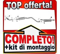 Scarico Completo per KIA STONIC 1.0 T GDi 120CV 08.2017-07.2018 Marmitta