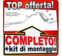 Scarico Completo per LADA NIVA (2121) 1700 1.7 4x4 dal 1996 Marmitta