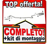 Scarico Completo per MAZDA 2 (DY) 1.4 TDCi Marmitta +Tubo