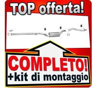 Scarico Completo per MAZDA 3 I (BK) 1.6 CiTD Ci Di Turbo Diesel 110CV Marmitta