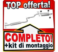 Scarico Completo per MAZDA 626 V (GF) 1.8/1.9 2.0 Marmitta