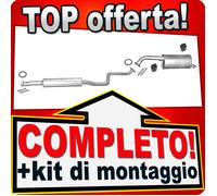 Scarico Completo per MAZDA PREMACY 1.8 1.9 1999-06.2001 Marmitta