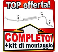 Scarico Completo per MERCEDES 100 (631) 2.4D LWB-Lungo Marmitta