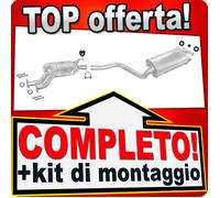 Scarico Completo per MERCEDES 190 (W201) 2.0 2.3 E 8V 1991-1993 Marmitta