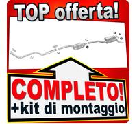Scarico Completo per MERCEDES 190 (W201) 2.5 D Marmitta +Silenziatore Anteriore