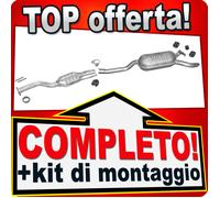 Scarico Completo per MERCEDES W124) E250 D 113CV 3-Volumi Marmitta