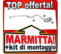 Scarico Completo per MERCEDES Classe E (W211, S211) E200 E220 E220T CDI Marmitta