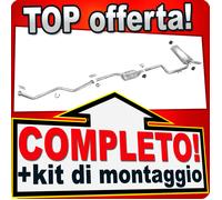 Scarico Completo per MERCEDES (S124) 200T D Familiare Marmitta +Tubo