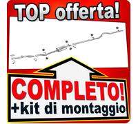 Scarico Completo per MERCEDES SPRINTER 208 211 213 CDI XLWB senza CAT. +Tubo