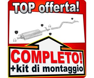 Scarico Completo per MERCEDES SPRINTER 208 308 D SWB con CAT. Marmitta