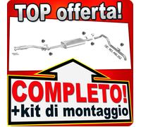 Scarico Completo per MERCEDES SPRINTER 210 212 310 312 D LINKS senza CAT.
