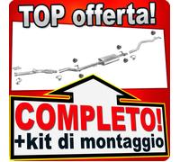Scarico Completo per MERCEDES SPRINTER 308 311 313 CDI SWB senza CAT. +Tubo