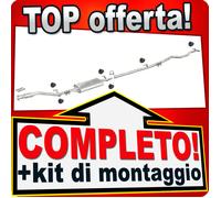 Scarico Completo per MERCEDES SPRINTER 4t 410 412 D XLWB senza CAT. 1995-2000