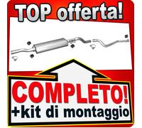 Scarico Completo per MERCEDES VITO (W639) 109 111 115 CDI SWB tubo-104CM