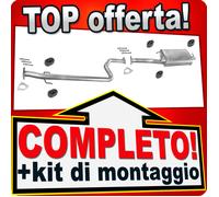 Scarico Completo per MG ZS 2.0 TD 2-Volumi 2001-2006 (ROVER) Marmitta