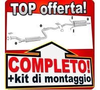 Scarico Completo per MITSUBISHI CARISMA 1.6 1.8 16V 1.9 TD 1995-1999 Marmitta