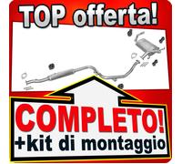 Scarico Completo per MITSUBISHI COLT V 1.6 16V 90CV 1996-2001 Marmitta