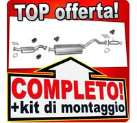 Scarico Completo per MITSUBISHI PAJERO 2.5 2.8 TD SWB 96-00 & Shogun/Montero