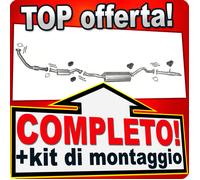 Scarico Completo per MITSUBISHI PAJERO 2.8 TD LWB 96-00 Shogun/Montero +Tubo
