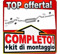 Scarico Completo per MITSUBISHI PAJERO II 2.8 TDI 5-porte LWB 1994-1996 Marmitta