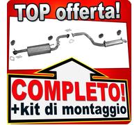 Scarico Completo per MITSUBISHI PAJERO III 3.2 D DI-D LWB 160PS Marmitta