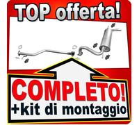 Scarico Completo per MITSUBISHI PAJERO PININ 1.8 114CV LWB Marmitta