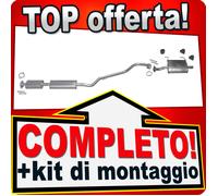 Scarico Completo per NISSAN ALMERA II 1.8 3-Volumi EURO3 2000-2006 Marmitta