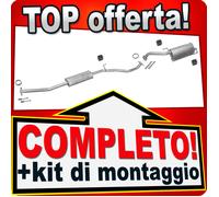 Scarico Completo per NISSAN MICRA III (K12) 1.0 1.2 1.4 02-03 Marmitta