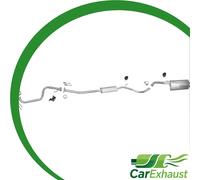 Scarico Completo per NISSAN NOTE I 1.4 2006-10.2007 Marmitta +Tubo