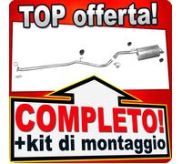 Scarico Completo per NISSAN NOTE I 1.5 DCI 2006-2009 Marmitta