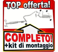 Scarico Completo per NISSAN PRIMERA (W10) 1.6 Familiare 1990-1998 Marmitta