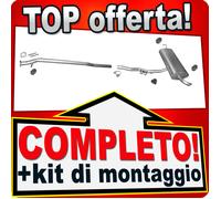 Scarico Completo per NISSAN QASHQAI 1.5 DCi per con DPF Marmitta