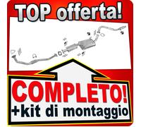 Scarico Completo per NISSAN TERRANO II 2.7 TD 4x4 SWB 1993-1999 Marmitta +Tubo