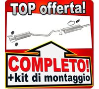 Scarico Completo per OPEL ASTRA F 1.4 1.6 2.0 Cabrio Cabriolet 1993-2000