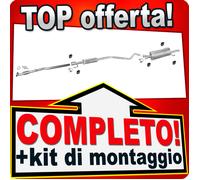 Scarico Completo per OPEL ASTRA G 1.2 75PS Familiare Caravan +Tubo Marmitta