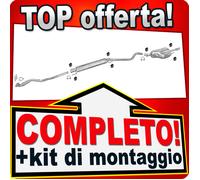 Scarico Completo per OPEL ASTRA G 1.6 16V 3-Volumi 10.2003-09.2004 +Tubo