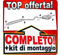 Scarico Completo per OPEL ASTRA G 1.6 3-Volumi 09.2003-2004 Marmitta