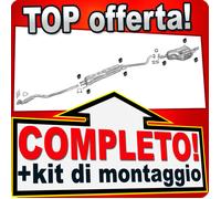 Scarico Completo per OPEL ASTRA G 1.6 84/101CV CC 2-Volumi 2000-09.2003 Marmitta