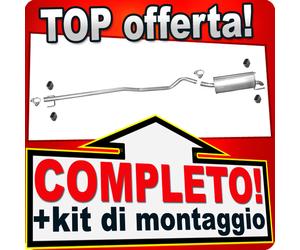 Scarico Completo per OPEL ASTRA H 1.3 CDTI 90CV 1.7 CDTI 80/101CV Marmitta