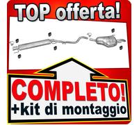 Scarico Completo per OPEL ASTRA H 1.6 105CV 3-Volumi Marmitta