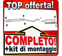 Scarico Completo per OPEL ASTRA H 1.6 105CV Familiare Caravan Marmitta