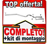 Scarico Completo per OPEL CORSA C 1.7 CDTI per senza DPF 2003-2012 Marmitta