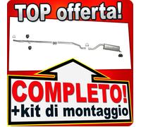Scarico Completo per OPEL CORSA D 1.3 CDTi 75CV senza DPF 2006-2009 Marmitta