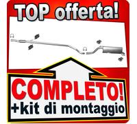Scarico Completo per OPEL CORSA D / VAN 1.3 CDTI 90CV senza DPF 06-10 Marmitta