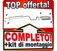 Scarico Completo per OPEL MERIVA A 1.8 Marmitta