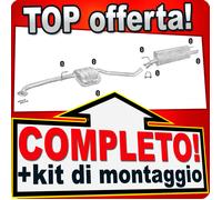 Scarico Completo per OPEL OMEGA B 2.0 3-Volumi Marmitta