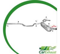 Scarico Completo per OPEL SIGNUM & VECTRA C Caravan 3.0 V6 CDTI 184CV cromo