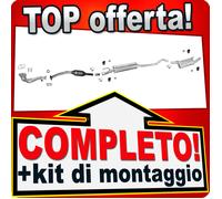 Scarico Completo per OPEL TIGRA 1.4 1.6 16V 1994-2000 +catalizzatore